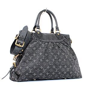 Louis Vuitton Monogram Denim Black Neocabby 2way Tote Bag